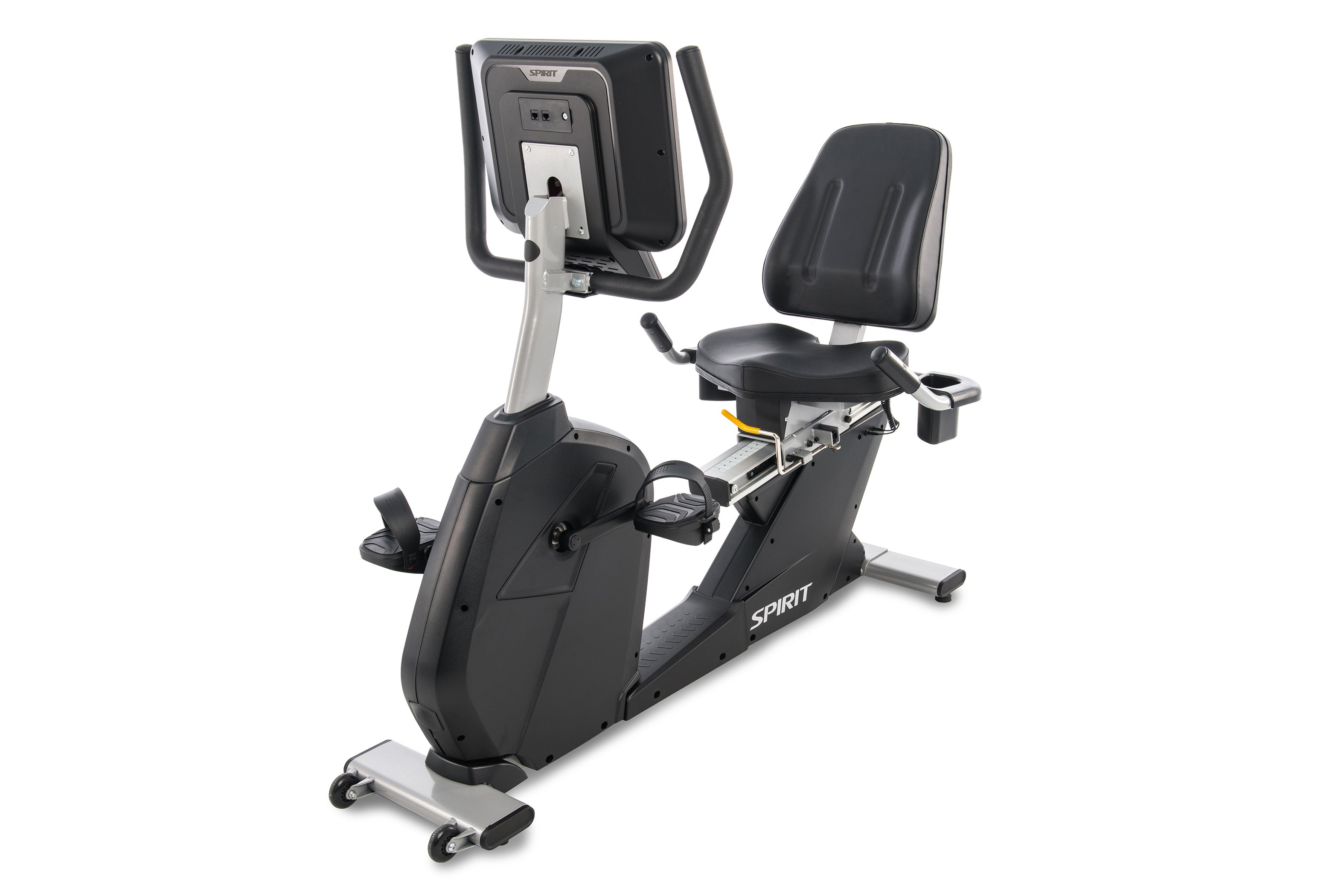 Spirit CR800 Commercial Recumbent Bike with 40 Resistance Levels, Easy Step-Through