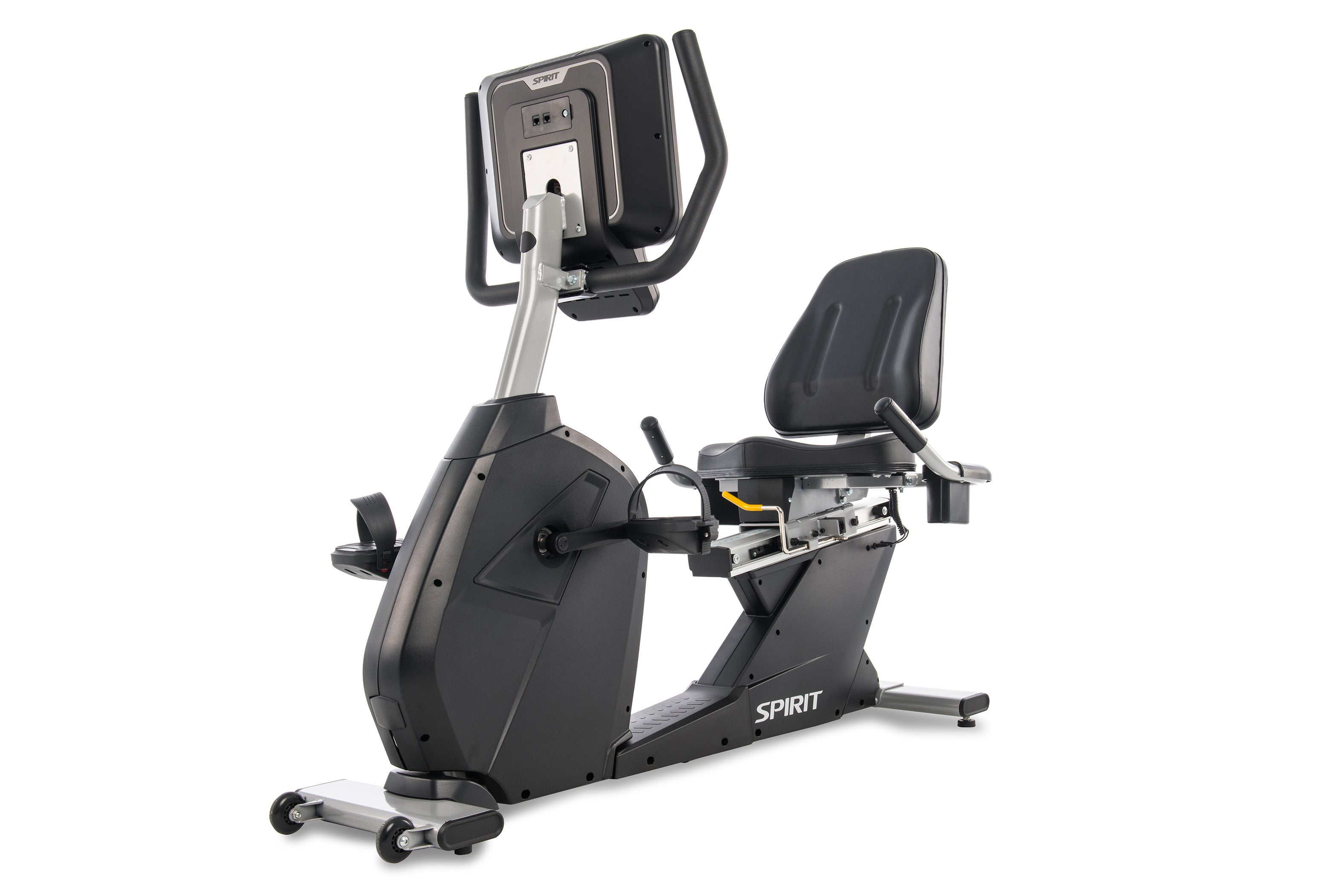 Spirit CR800 Commercial Recumbent Bike with 40 Resistance Levels, Easy Step-Through