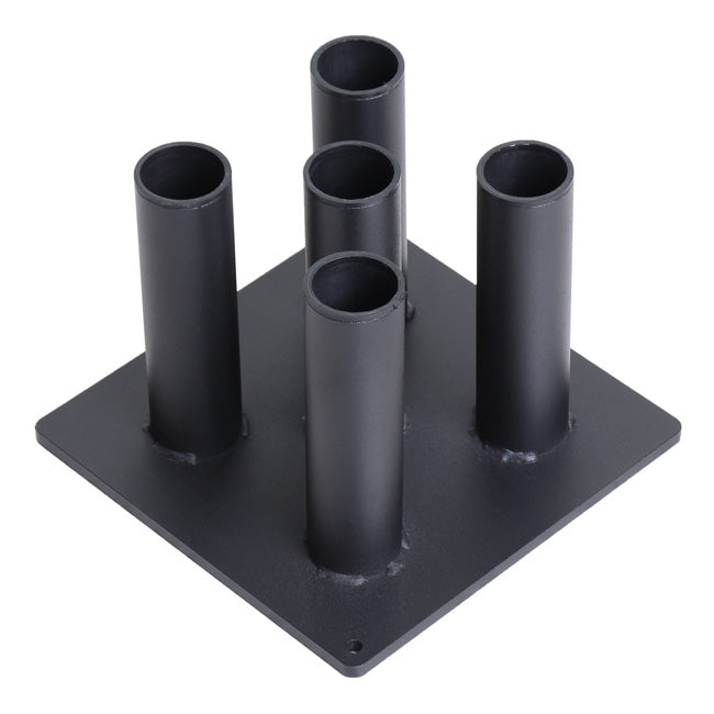 Heavy-Duty 5-Bar Olympic Weight Bar Holder Rack for Gym Storage