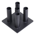 Heavy-Duty 5-Bar Olympic Weight Bar Holder Rack for Gym Storage