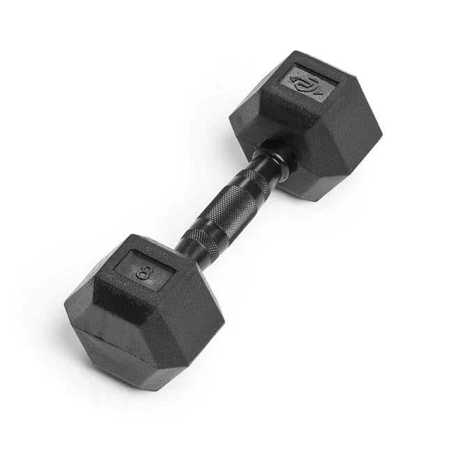 Premium Virgin Rubber Hex Dumbbells with Ergo Grips for Home Gym