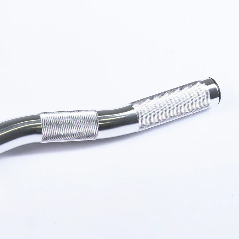 Element Fitness 24-inch Aluminum EZ Curl Bar Cable Machine Attachment