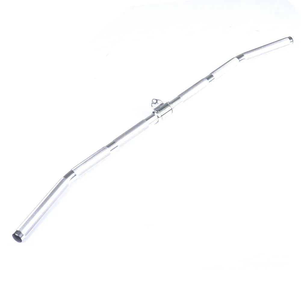 Element Fitness 48-inch Aluminum Rotating Lat Bar Cable Attachment for Gym