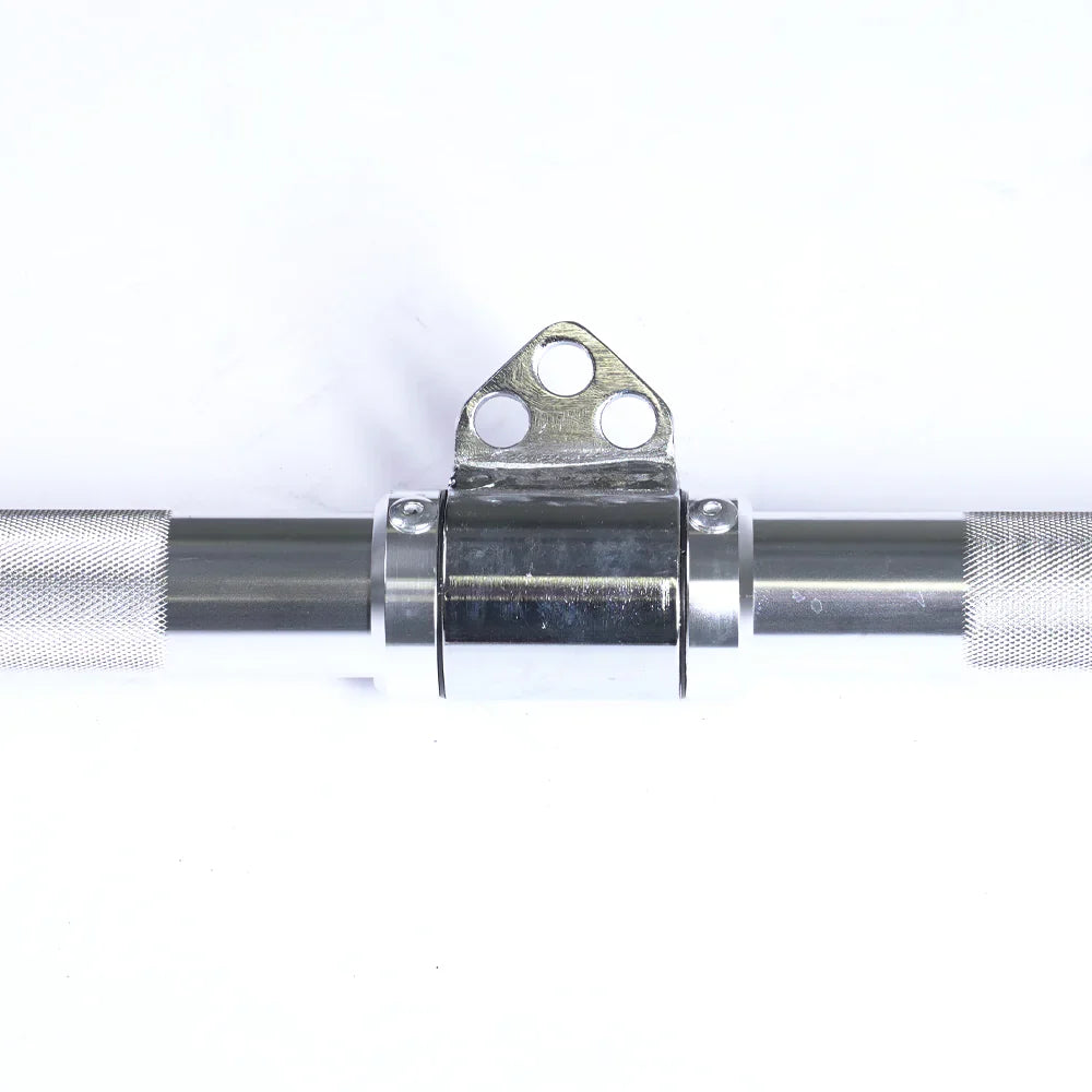 Element Fitness 48-inch Aluminum Rotating Lat Bar Cable Attachment for Gym