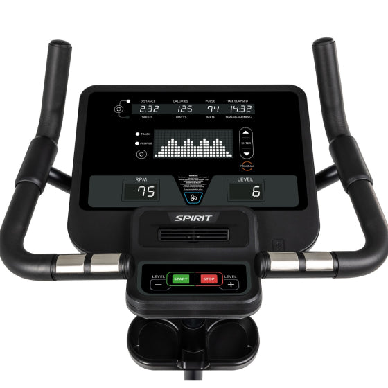 Spirit CU800 Commercial Upright Exercise Bike for Gym & Home