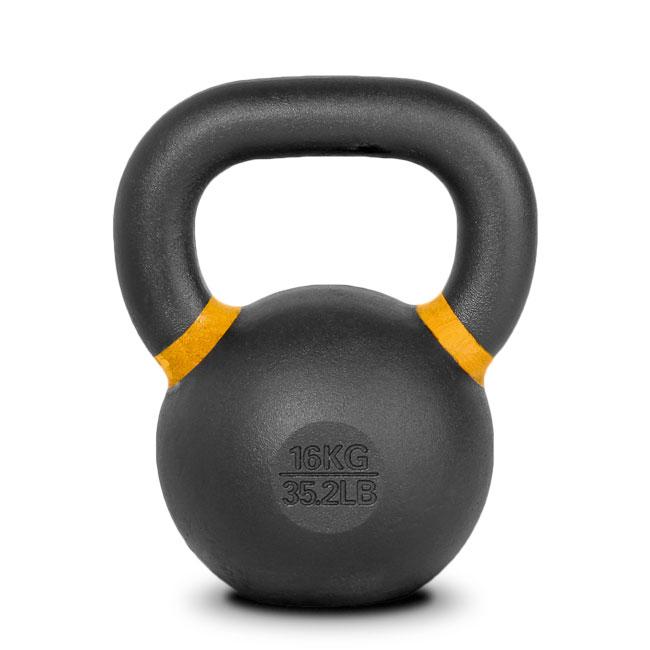 Durable Cast Iron Kettlebell for Home Gym Strength Training and Fitness Workouts