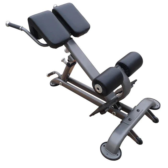 Element Fitness Adjustable Hyper Extension Bench for Back Core Strength Training