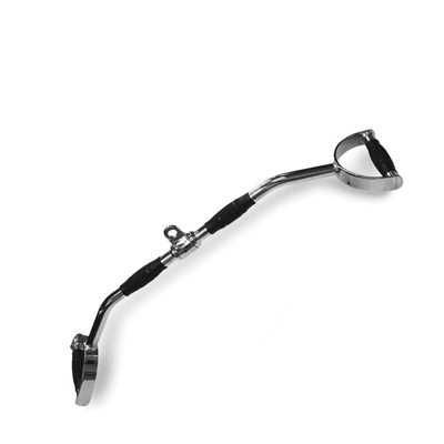 Element Fitness Pro-Grip Lat Bar Pro Rubber Cable Attachment for Back & Arms