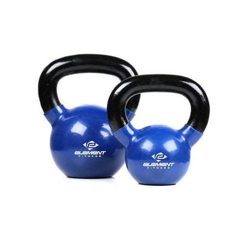 Element Fitness Durable Vinyl Kettlebells for Strength Training Crossfit Workouts