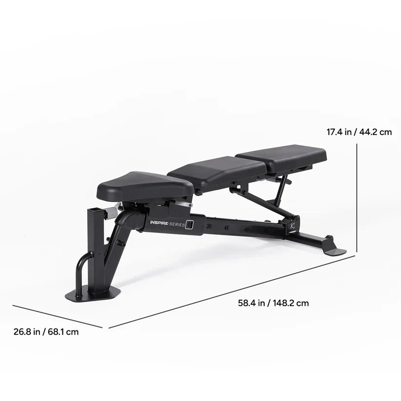Inspire FID7 PRO Adjustable Weight Bench for Home Gym Workouts