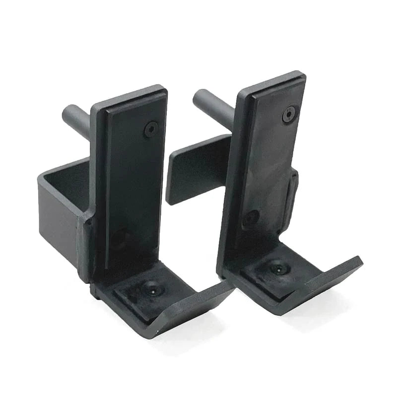 Heavy-Duty Steel J-Hooks Pair for Fit505 Ultra Power Rack Black Finish
