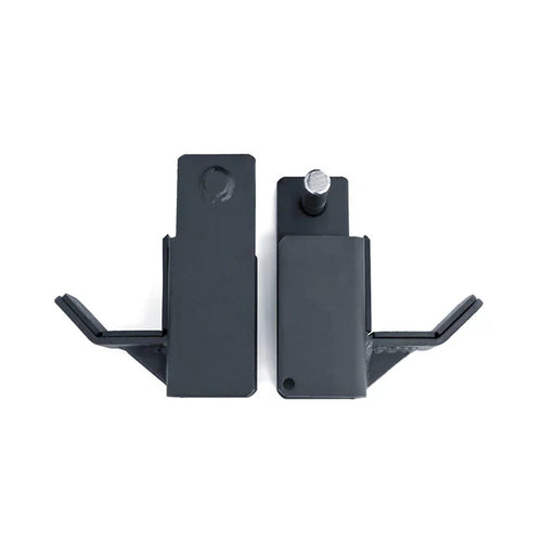 Durable XM Fitness J Hooks Pair Power Rack Barbell Weightlifting Support