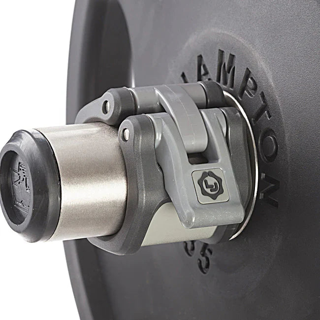 Lock-Jaw HEX 2-inch Olympic Barbell Collars Black - Secure Weight Plate Clamp