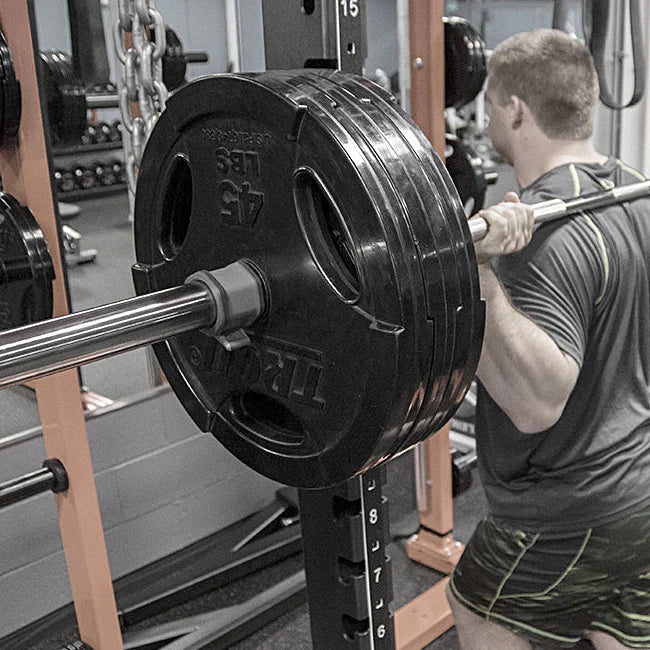 Lock-Jaw HEX 2-inch Olympic Barbell Collars Black - Secure Weight Plate Clamp