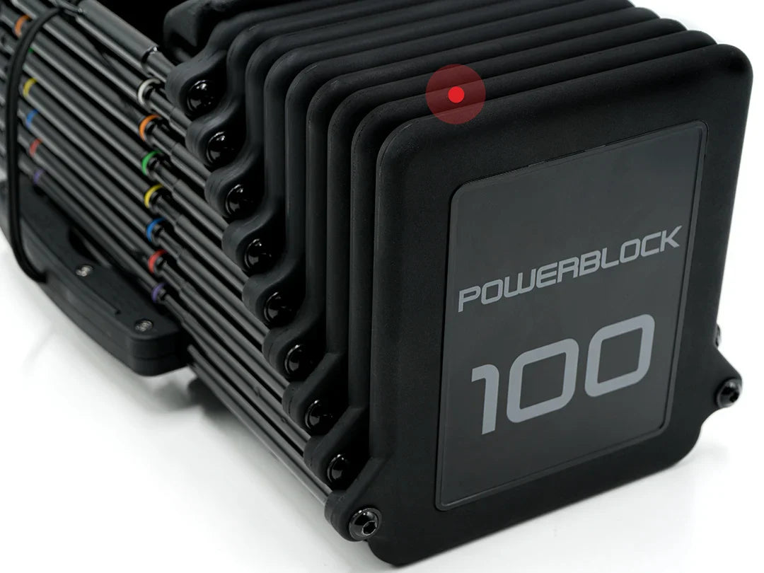 PowerBlock Pro 100 EXP Adjustable Dumbbell Set: Expandable Strength Weights