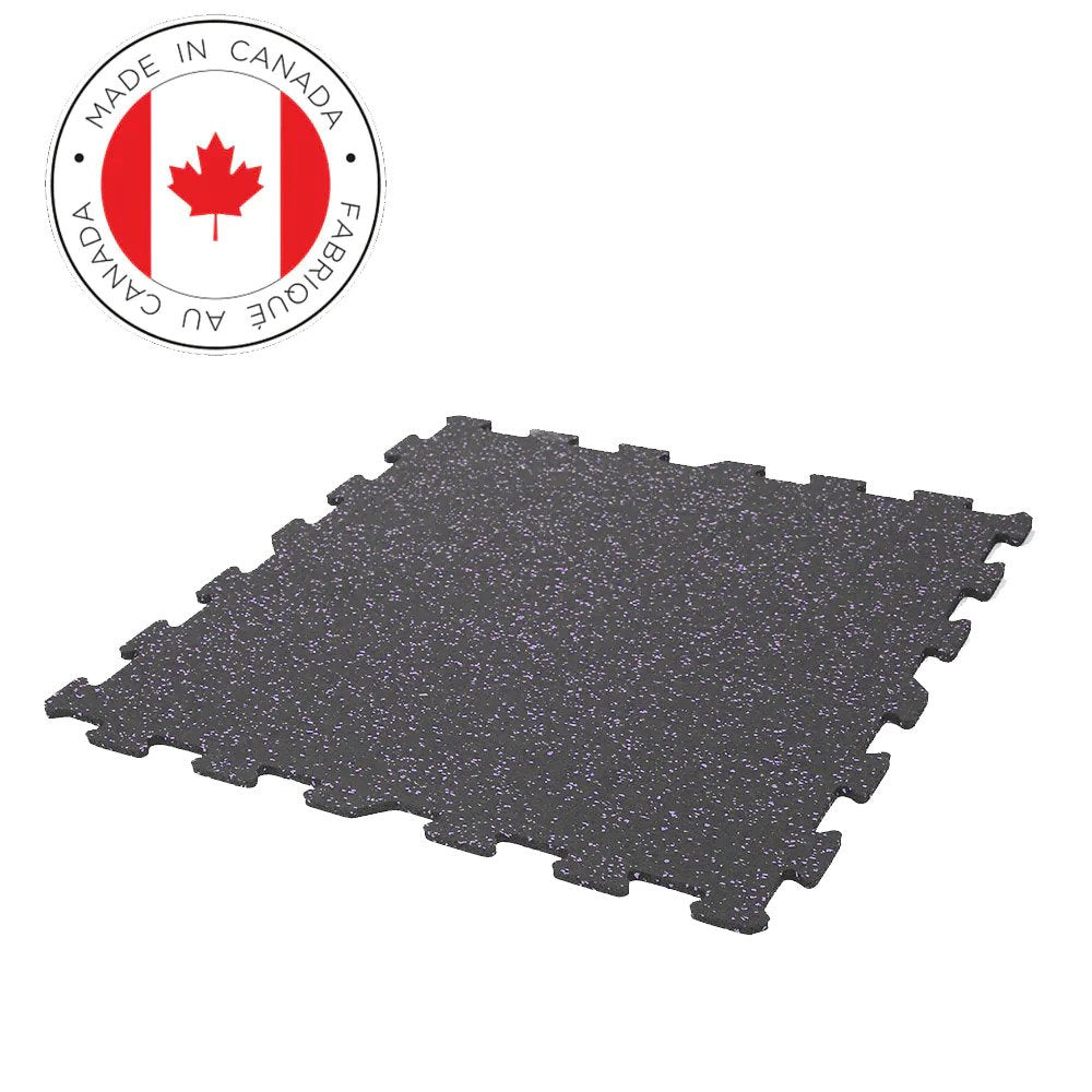 Gorilla 2x2 8mm Interlocking Rubber Gym Flooring Tile for Fitness