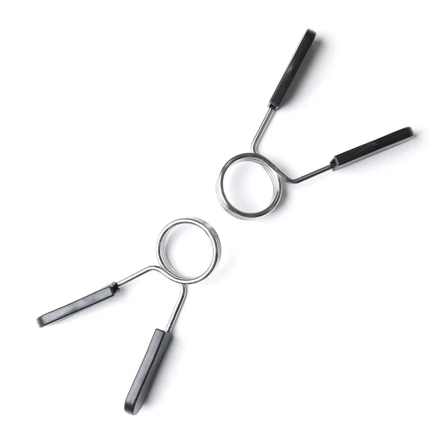 Element Fitness 2-inch Olympic Barbell Spring Collars for Secure Weight Lifting