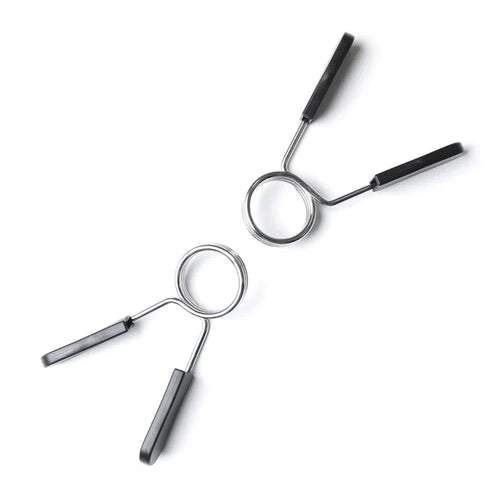 Element Fitness 2-inch Olympic Barbell Spring Collars for Secure Weight Lifting
