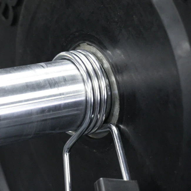 Element Fitness 2-inch Olympic Barbell Spring Collars for Secure Weight Lifting