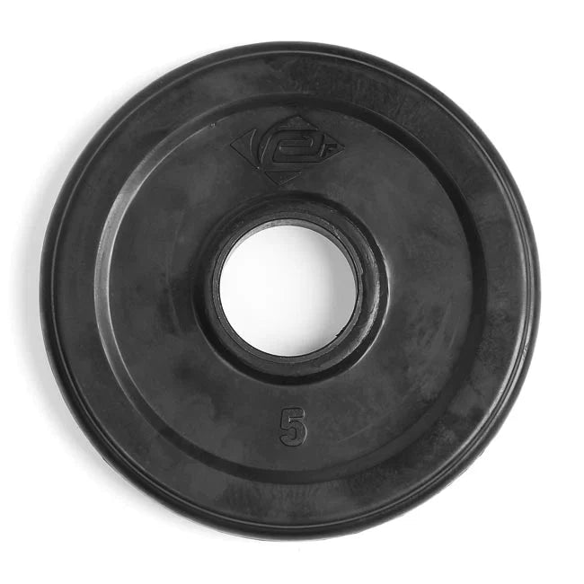 Premium Virgin Rubber Olympic Weight Plate with Grip Handles for Strength Training