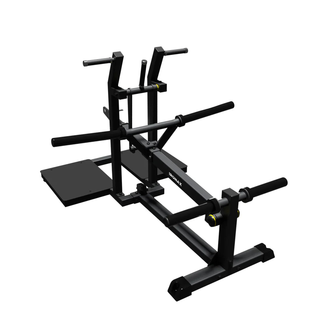 IRONAX XC-BS Heavy-Duty Belt Squat Machine for Leg Training & Glutes