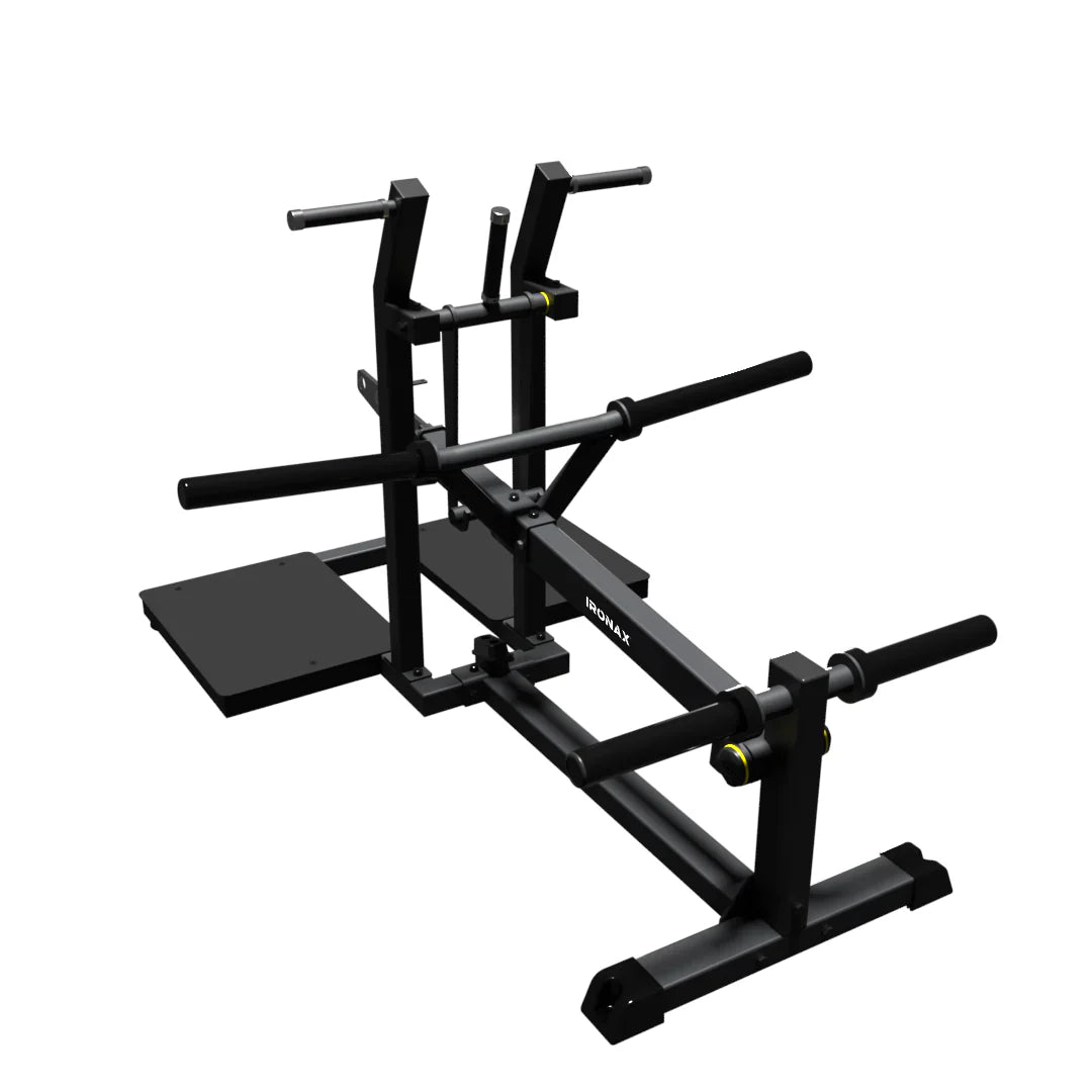 IRONAX XC-BS Heavy-Duty Belt Squat Machine for Leg Training & Glutes