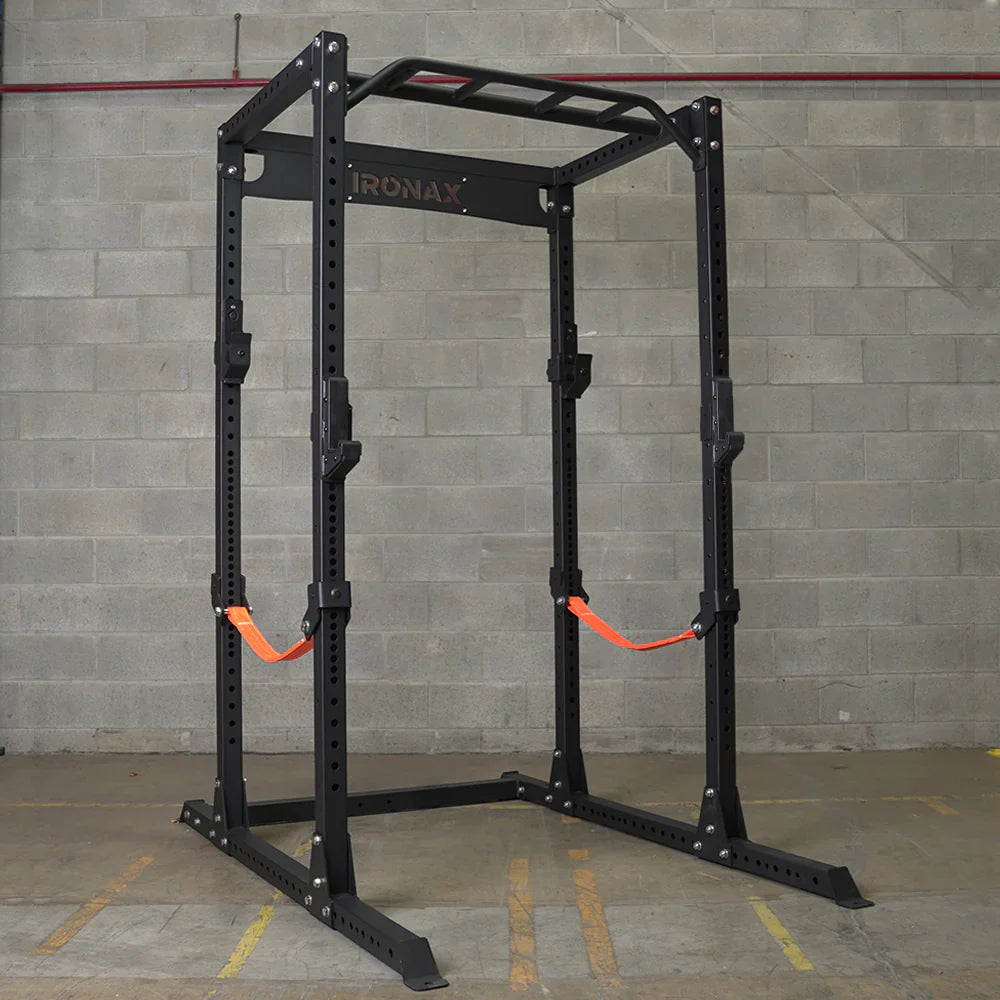 Heavy-Duty Ironax XPX Power Rack for Home Gym and Commercial Strength Training